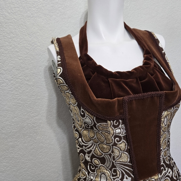 Vntg Dirnol Hock German Sleeveless Dress Size 36 - Picture 6 of 11